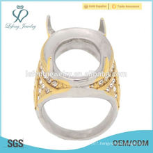 Latest design men's indonesia boss finger ring four sharp claw ring made by 316L stainless steel